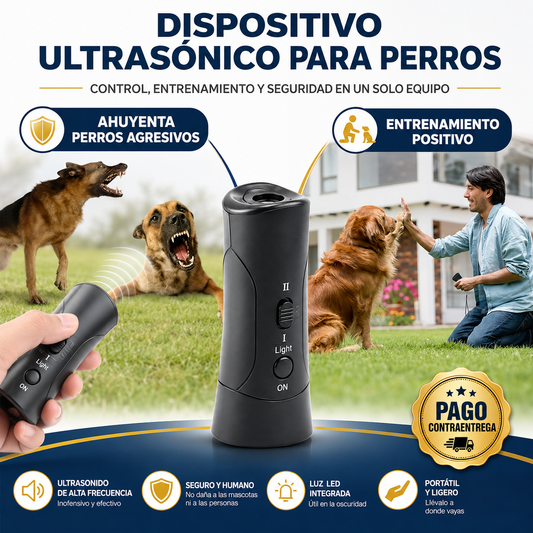 🐶🔊 Dispositivo Ultrasónico Antiladridos para Perros ✨🐾