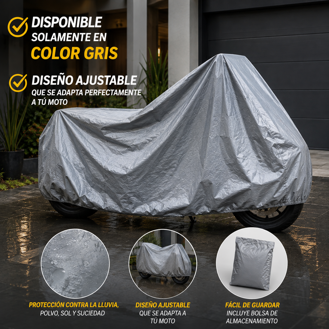 Funda Protectora Premium para Moto🏍️🌧️☀️ - Protector Universal para Motocicletas