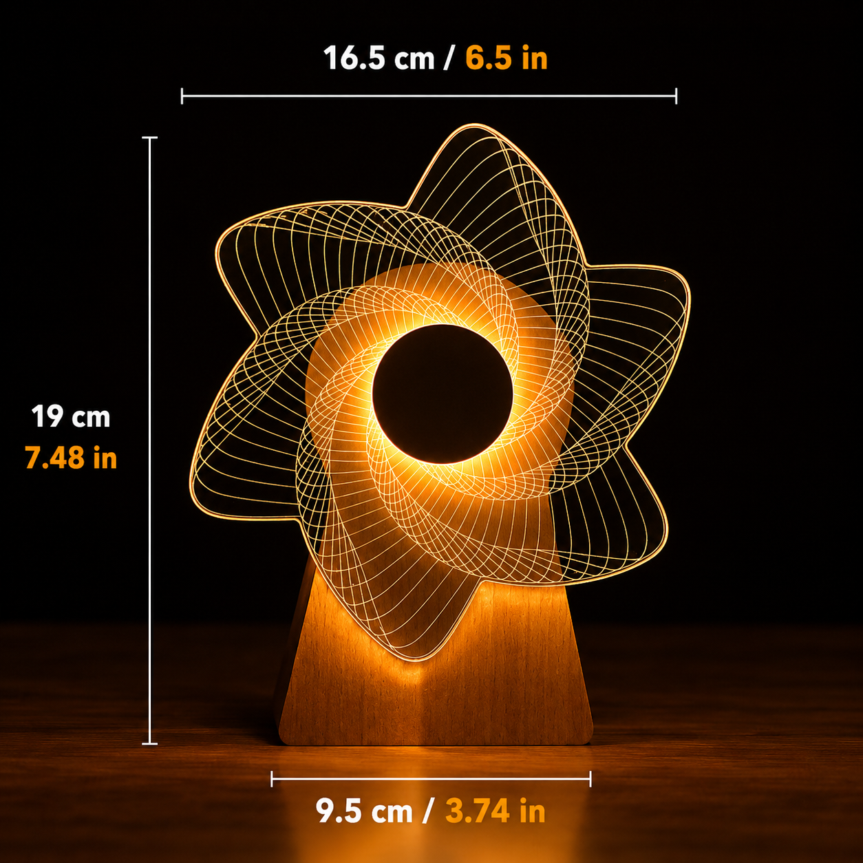 🌙 La Lámpara 3D que Llena tu Hogar de Luz, Calidez y Estilo