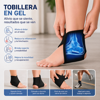 🦶❄️🔥 Tobillera - Compresa Térmica de Gel