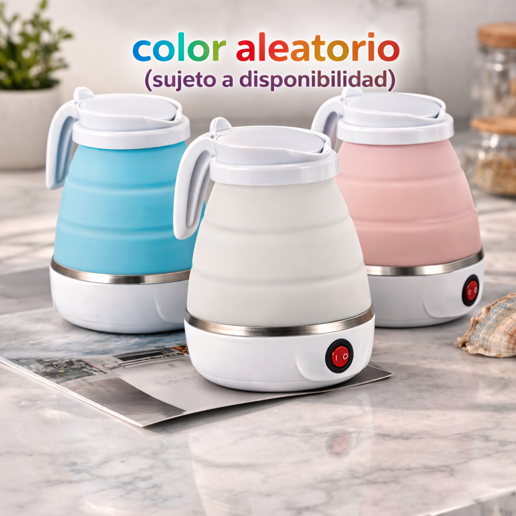 ⚡ Hervidor Eléctrico Plegable | Agua caliente en minutos 💧🔥