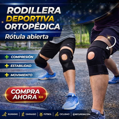 Rodillera Rotula Abierta – Soporte y Comodidad 🏃‍♂️🛡️