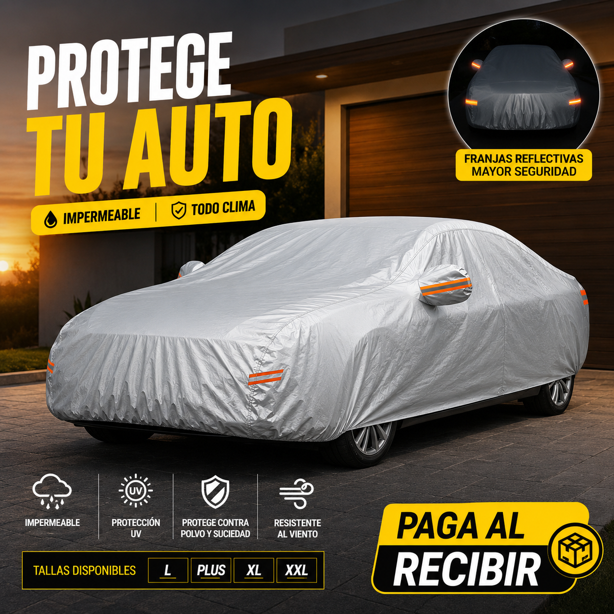 💧 Cobertor Impermeable 🚘 | Conserva tu Vehículo Como Nuevo Desde el Primer Uso