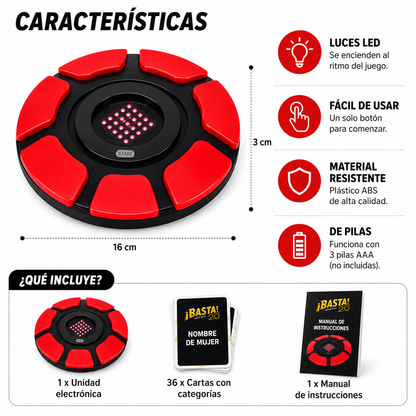 Juego De Mesa Basta 2.0 🎯  | Reúne a tu Familia y Disfruta Horas de Diversión  🎉