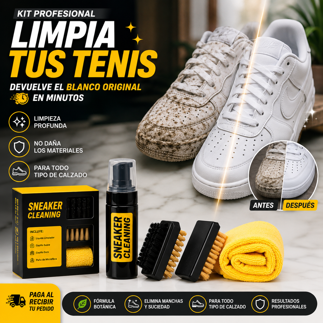 ✨ Kit de Limpieza para Calzado👟 | Como Nuevos en Solo Minutos🧽⭐⭐⭐⭐⭐