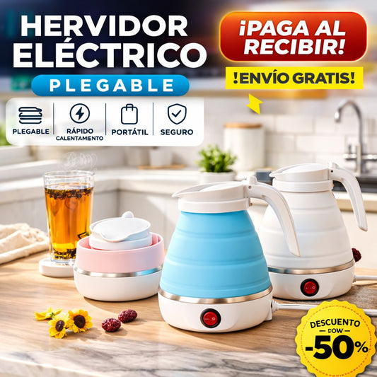 ⚡ Hervidor Eléctrico Plegable | Agua caliente en minutos 💧🔥